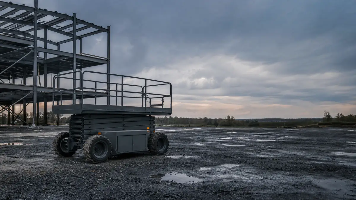Rough Terrain Scissor Lifts jobsite access in Richmond